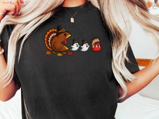 Thanksgiving Turkey Arcade Chase funny shirt - photo 1