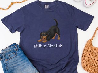 Dachshund Play Big Stretch doodle dog shirt - photo 7
