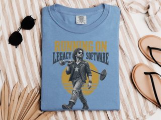 Rocker Running On Legacy Software funny shirt - photo 3