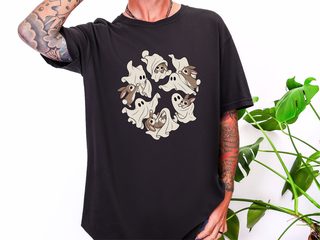 Ghosts Playing Bunny Rabbits funny shirt - photo 6