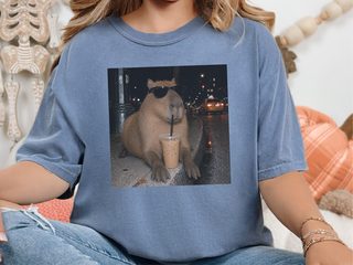 Cool Capybara Iced Coffee funny shirt - photo 6