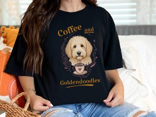 Coffee And Goldendoodles doodle dog shirt - photo 2