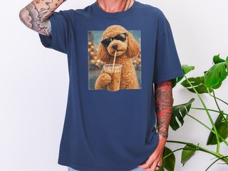 Comfort Colors Labradoodle Iced Coffee Cool Dog doodle dog shirt - photo 7