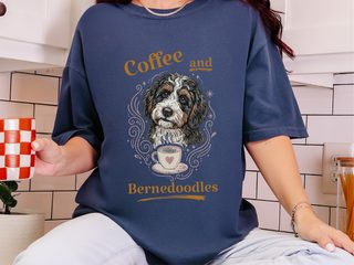 Coffee And Bernedoodles doodle dog shirt - photo 8