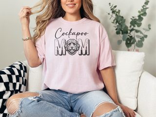 Comfort Colors Cockapoo Mom doodle dog shirt - photo 4