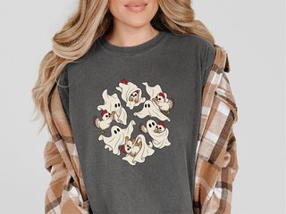 Ghost Playing With Chicken funny shirt - photo 3