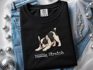 French Bulldog Big Stretch doodle dog shirt - photo 2