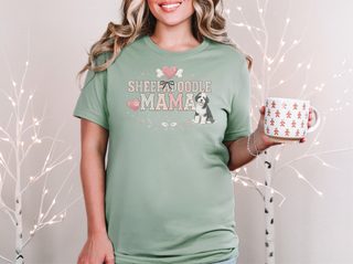 Sheepadoodle Mama doodle dog shirt - photo 5