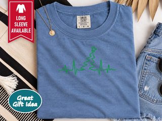 Grandpa Christmas Tree Heartbeat funny shirt - photo 5