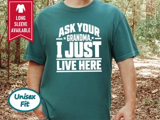 Ask Your Grandma Star Typography funny shirt - photo 5