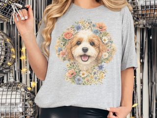 Cavapoo Floral Face - photo 4