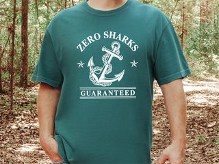 Zero Sharks Guaranteed Anchor funny shirt - photo 8