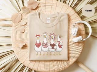 Sweet Goose Valentine Party funny shirt - photo 6