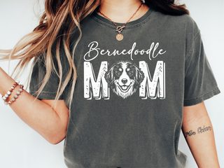 Comfort Colors Bernedoodle Mom doodle dog shirt - photo 3