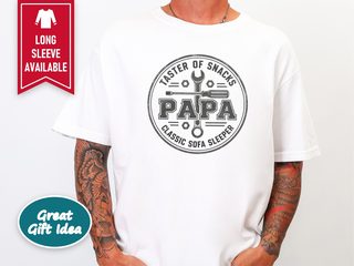 Taster Of Snacks Papa Badge funny shirt - photo 1