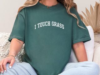 I Touch Grass funny shirt - photo 6