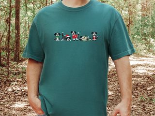 Festive Christmas Dogs Lineup funny shirt - photo 6