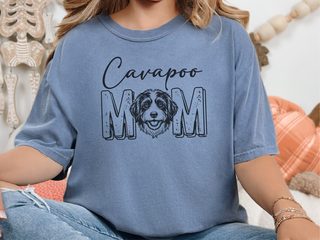Comfort Colors Cavapoo Mom doodle dog shirt - photo 6