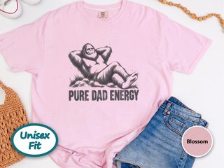 Blurry Bigfoot Pure Dad Energy funny shirt - photo 5
