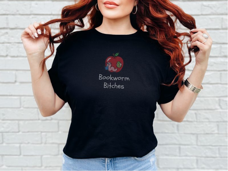 Bookworm Bitches Arrogant Book Club Digital Print Design
