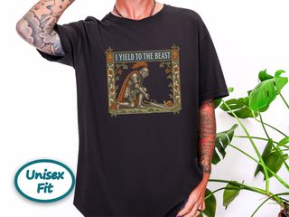 Medieval Knight Kneeling Before Snail funny shirt - photo 3