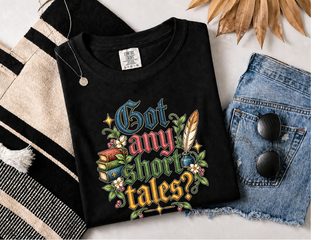 Gothic Lettering Stacked Books Quill funny shirt - photo 3