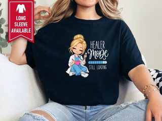 Chibi Nurse Healer Mode Loading funny shirt - photo 3
