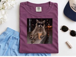 Cool Raccoon Iced Coffee funny shirt - photo 7