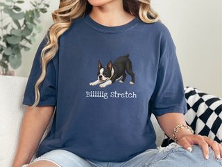 Boston Terrier Big Stretch doodle dog shirt - photo 8