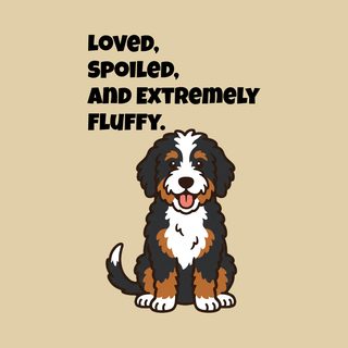 Loved Bernedoodle Comfort Colors Garment-Dyed Heavyweight T-Shirt