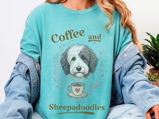 Coffee And Sheepadoodles doodle dog shirt - photo 8