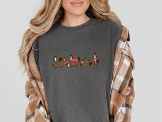 Cute Christmas Horses Lineup funny shirt - photo 3