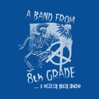 Eighth Grade Punk Rock Band Tee - Old School DIY Music Nostalgia Shirt