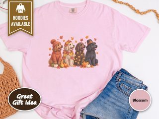 Autumn Holiday Labradoodle Row doodle dog shirt - photo 4