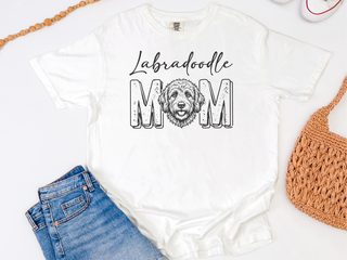 Comfort Colors Labradoodle Mom doodle dog shirt - photo 3