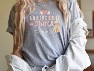 Labradoodle Mama doodle dog shirt - photo 3