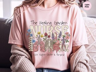 The Healing Garden Nurse funny shirt - photo 8
