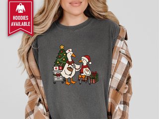 Christmas Nurse Goose Checkup funny shirt - photo 3