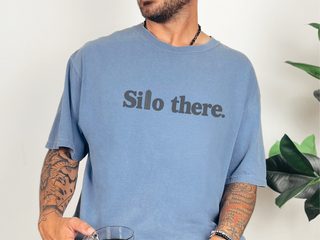 Silo There Dark Grey Wordplay funny shirt - photo 5