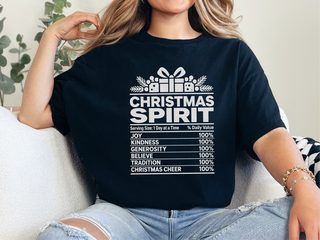 Christmas Spirit Nutrition Label3 funny shirt - photo 1