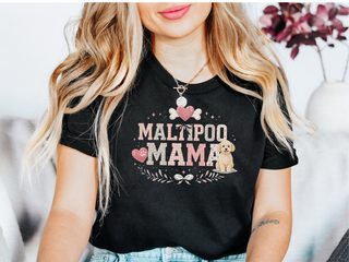 Maltipoo Mama doodle dog shirt - photo 2