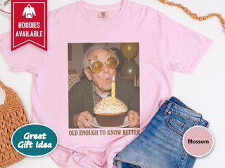 Senior Birthday Cupcake Star Glasses funny shirt - photo 3