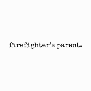Firefighter's Parent Proud Mom Dad Thin Red Line Family Support Tee