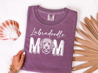 Comfort Colors Labradoodle Mom doodle dog shirt - photo 5