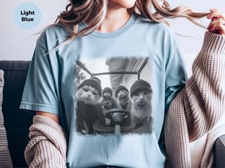 Cat Thugs In Car funny shirt - photo 6