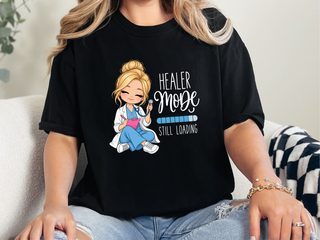 Chibi Nurse Healer Mode Loading funny shirt - photo 2