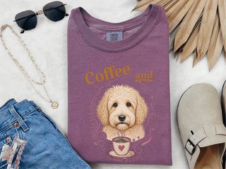 Coffee And Goldendoodles doodle dog shirt - photo 3