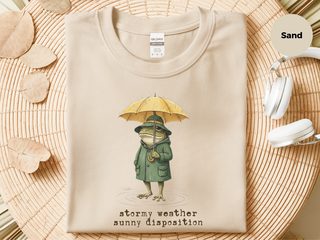 Stormy Weather Sunny Disposition funny shirt - photo 4