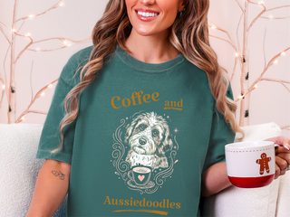 Coffee And Aussiedoodles doodle dog shirt - photo 6