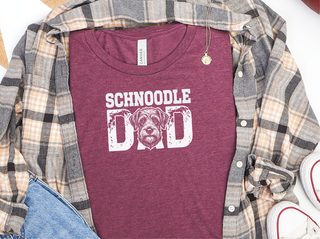 Schnoodle Dad doodle dog shirt - photo 6